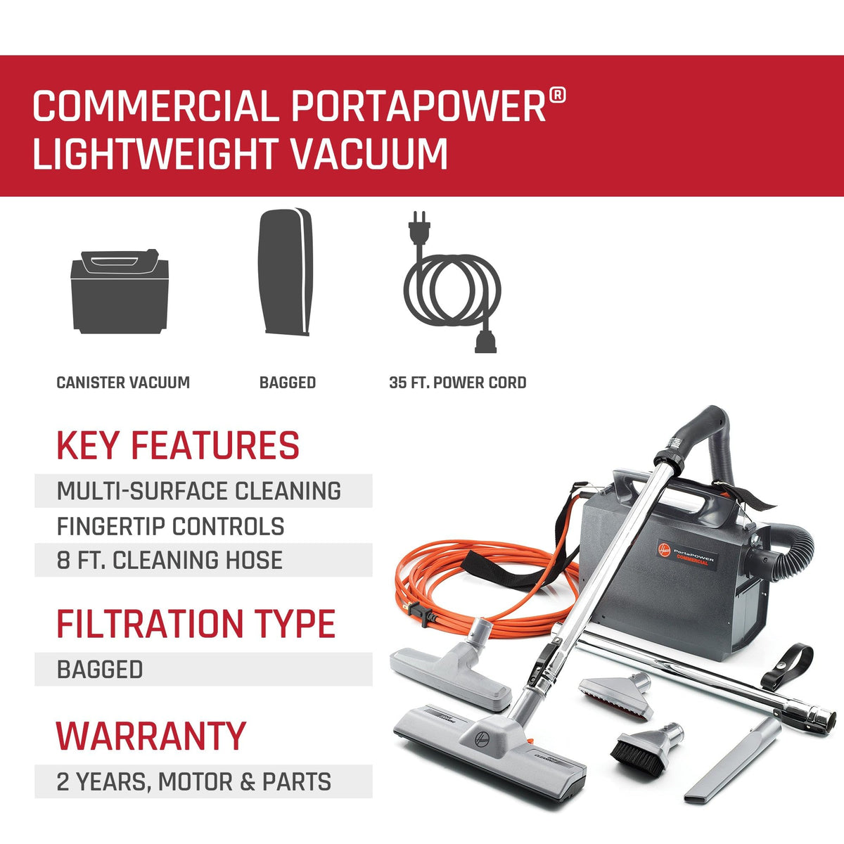 Commercial Canister Vacuum Cleaner R438839
