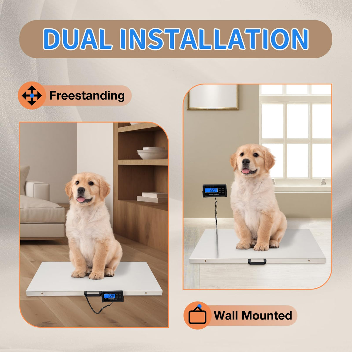 660lbs Digital Veterinary Scale with LCD E781