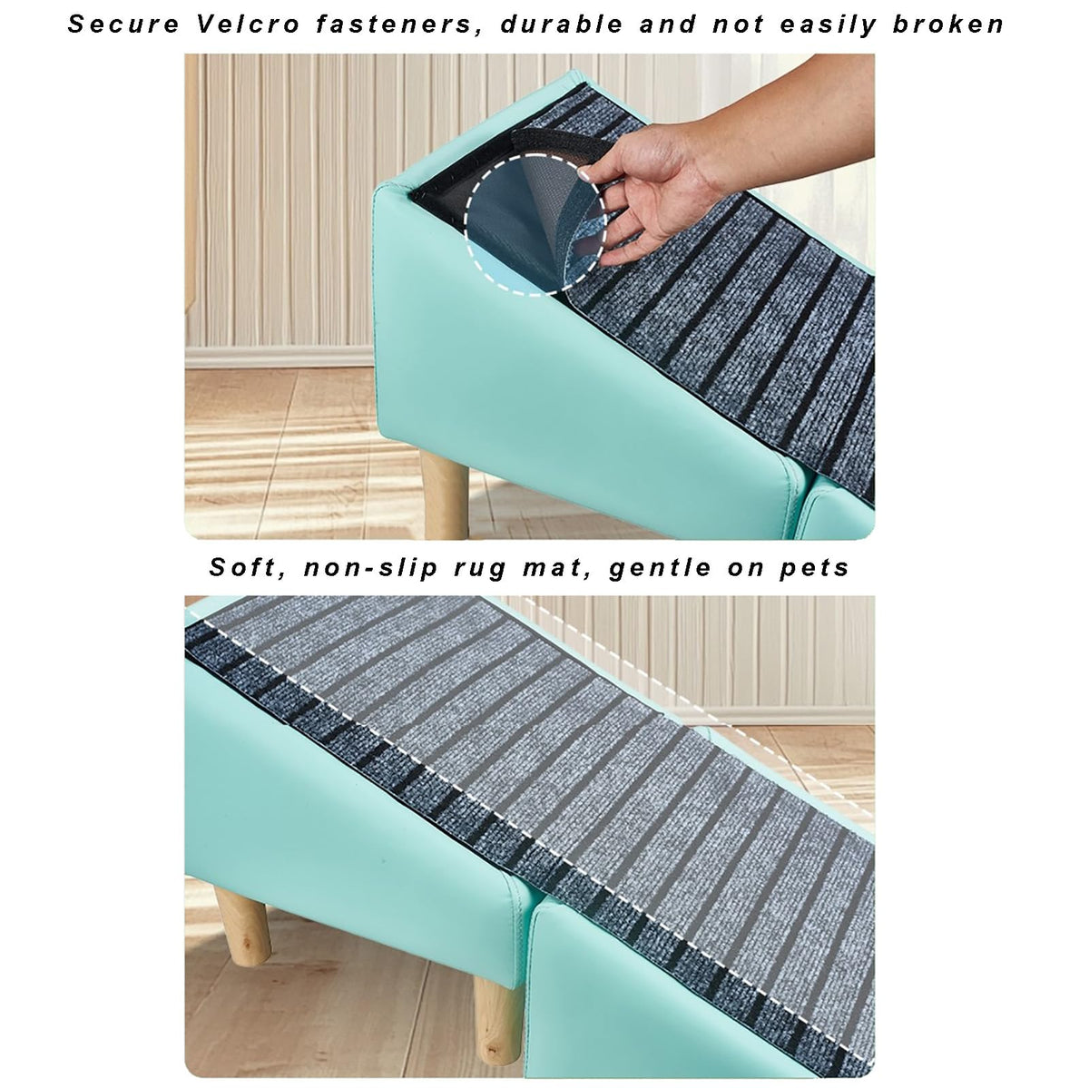 Foldable Non-Slip Pet Stairs and Ramp I4062
