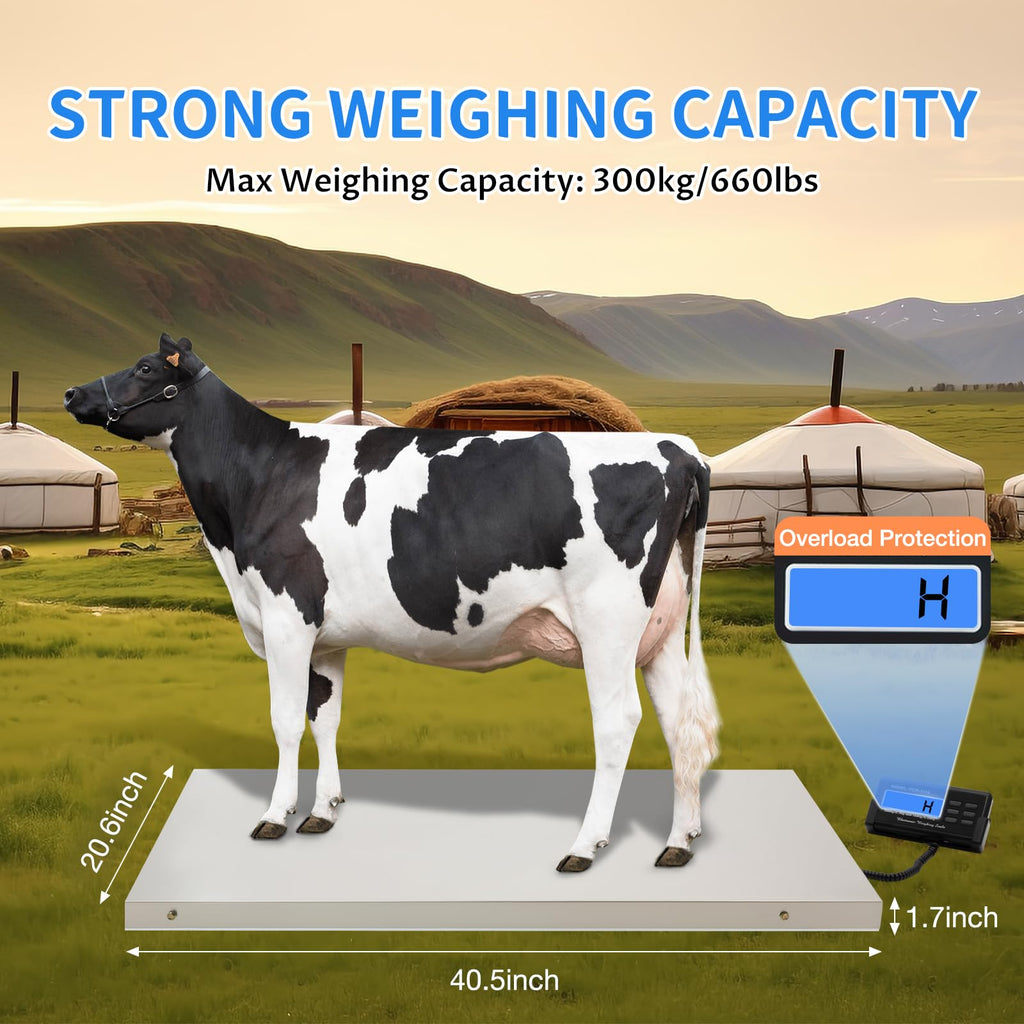 660lbs Digital Veterinary Scale with LCD E781