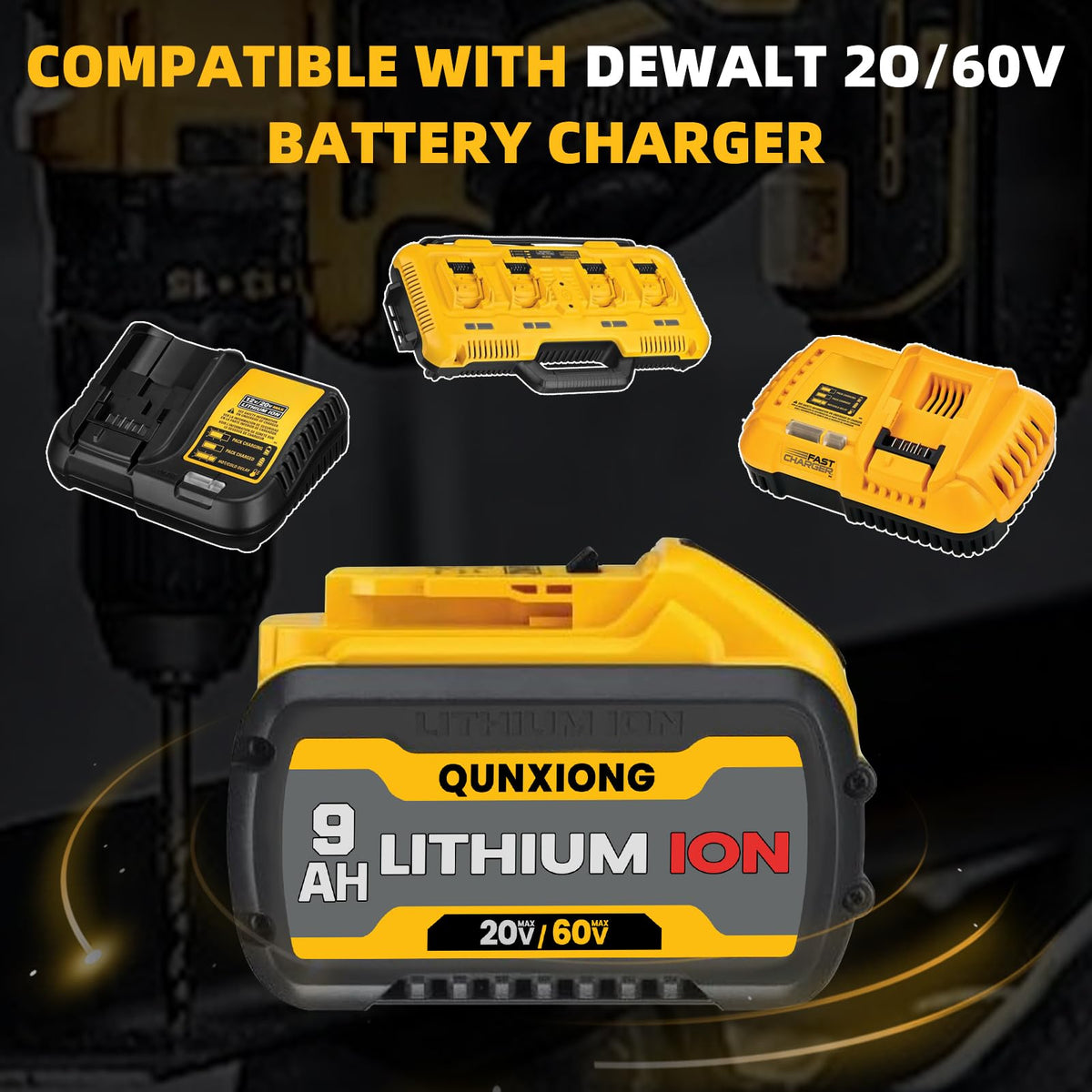 20v/60v Replacement Battery K943