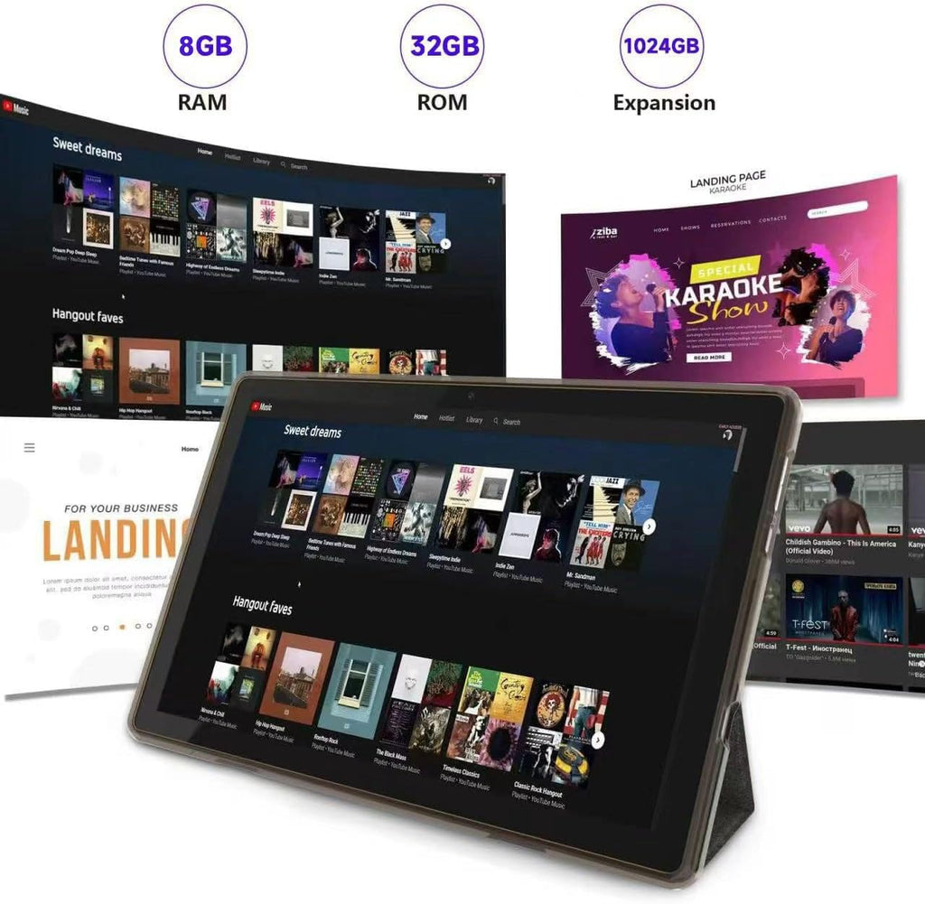 10 Inch Android Tablet with Case Stylus T799
