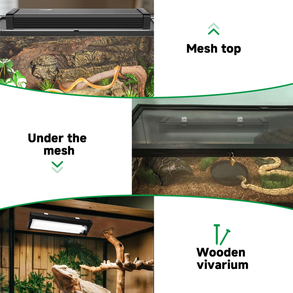 8W UVB Reptile Light Fixture Kit M23168