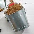 6-Gallon Galvanized Steel Storage Can with Locking Lid I194
