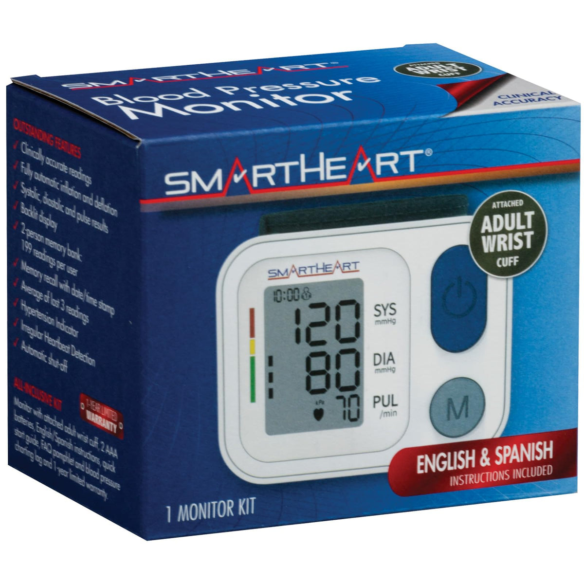 Automatic Wrist Blood Pressure Monitor J66899