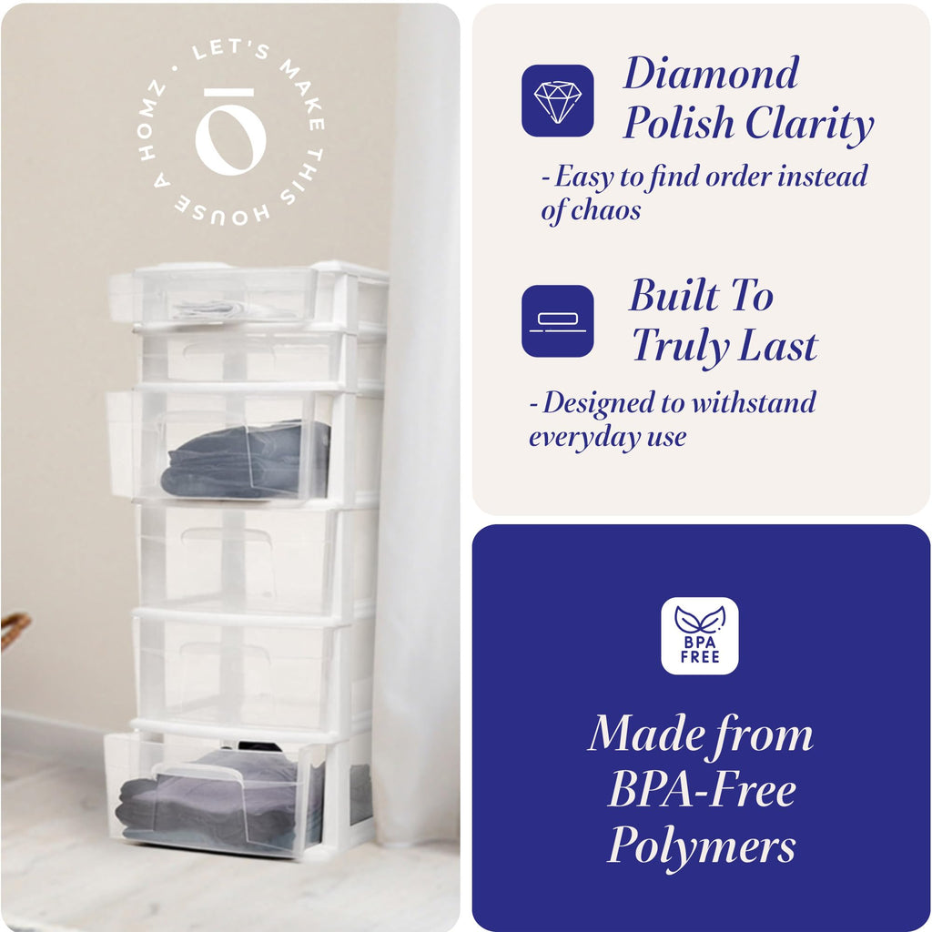 6-Tier Storage Cart with Removable Wheels N83896