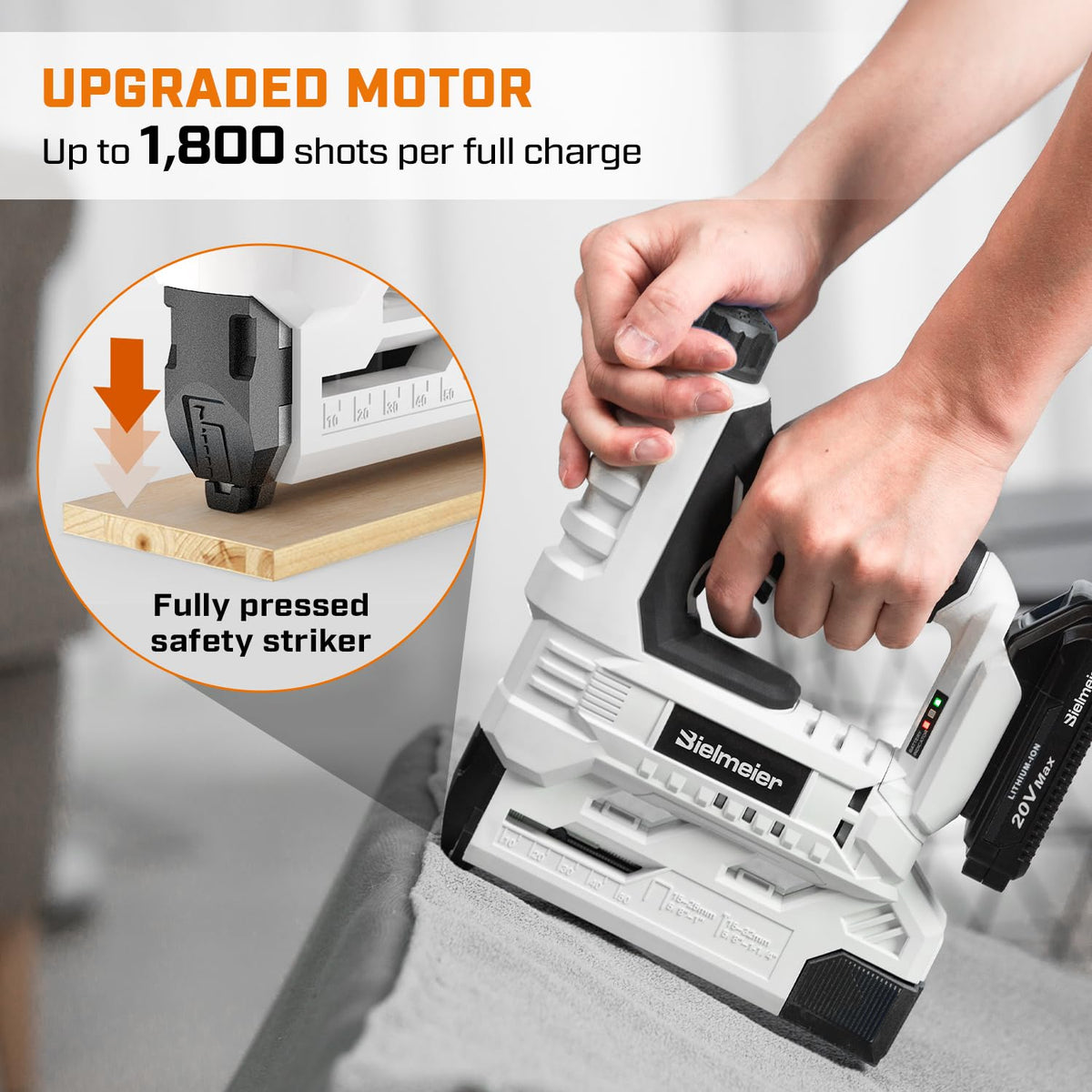 18 Gauge 2 in 1 Cordless Brad Nailer Stapler Y2310