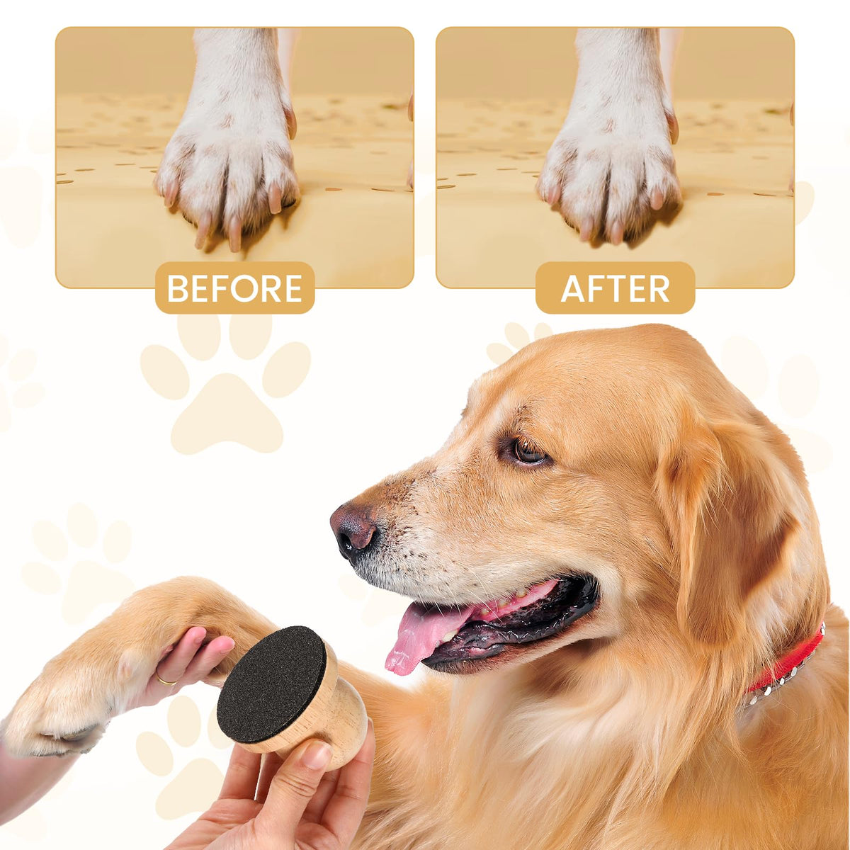 Dog Nail File with 3 Pcs Replaceable Sandpaper O8807