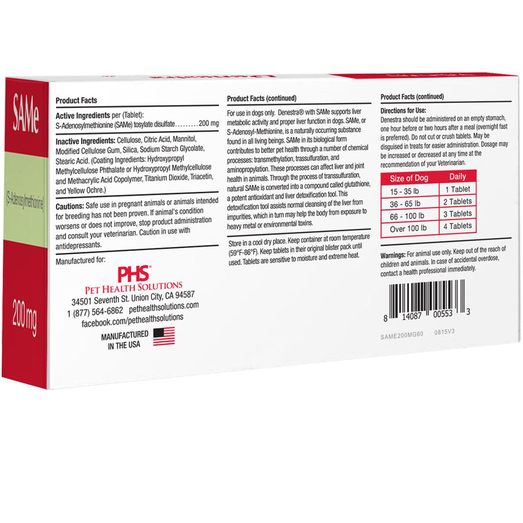 Same for Dogs 200 mg 60 Tablets F970113