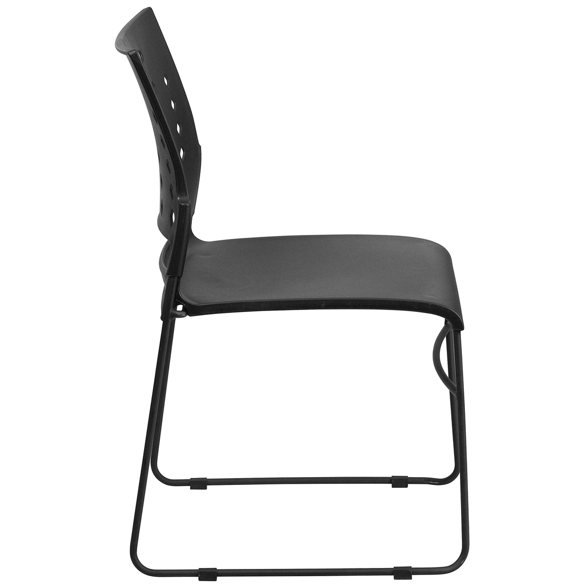 Black Stacking Chairs Set of 5 V89286