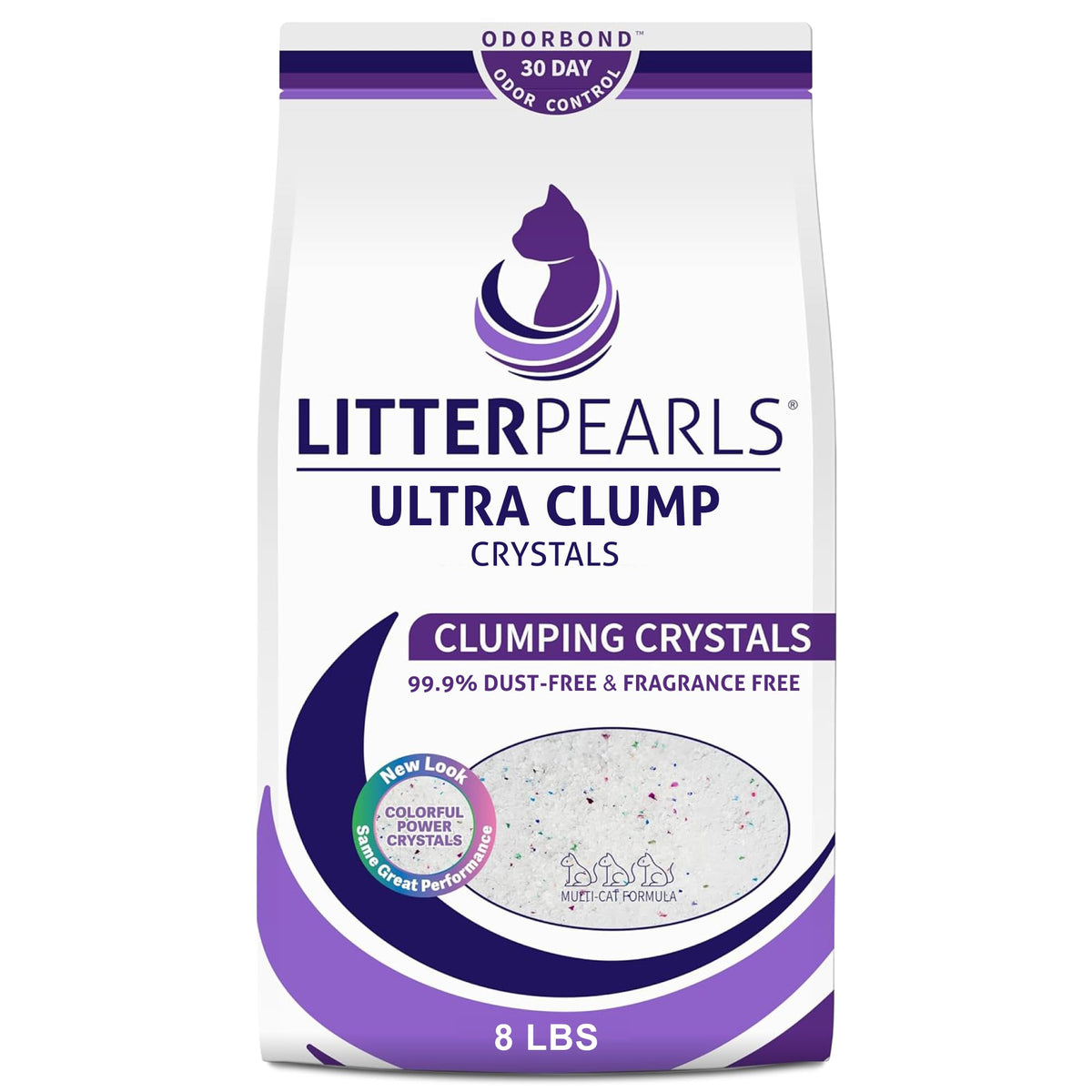 Unscented Crystal Clumping Cat Litter 8lb Z32032
