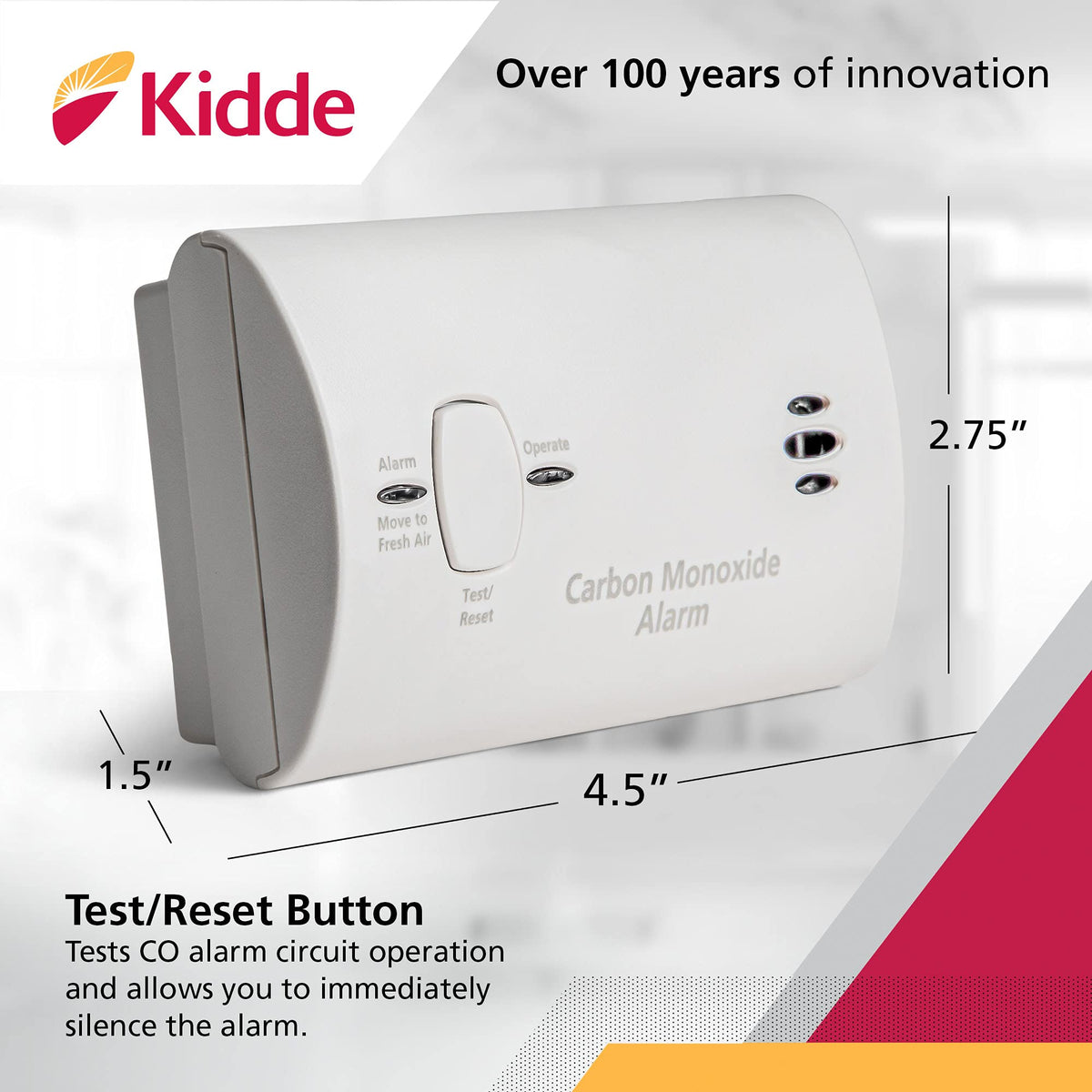 Battery Powered Smoke and Carbon Monoxide Detector L934