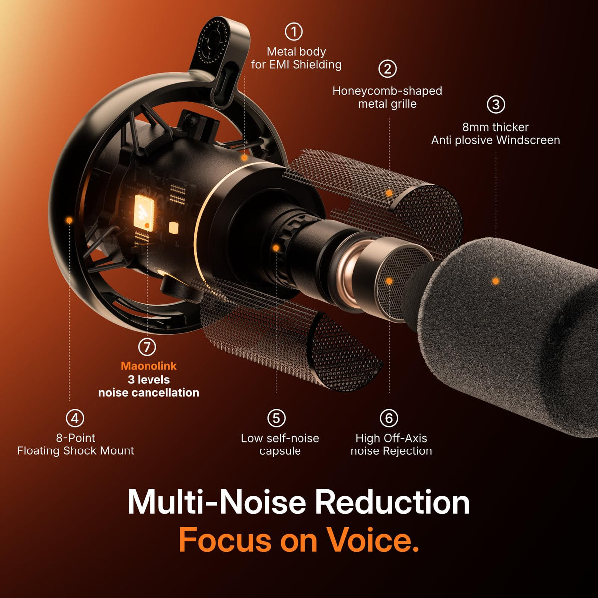 Hybrid Wireless Podcast Microphone W1340