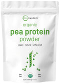 Organic Pea Protein Powder, 1KG (2.2 Pounds), Plant-Based Vegan Q85719