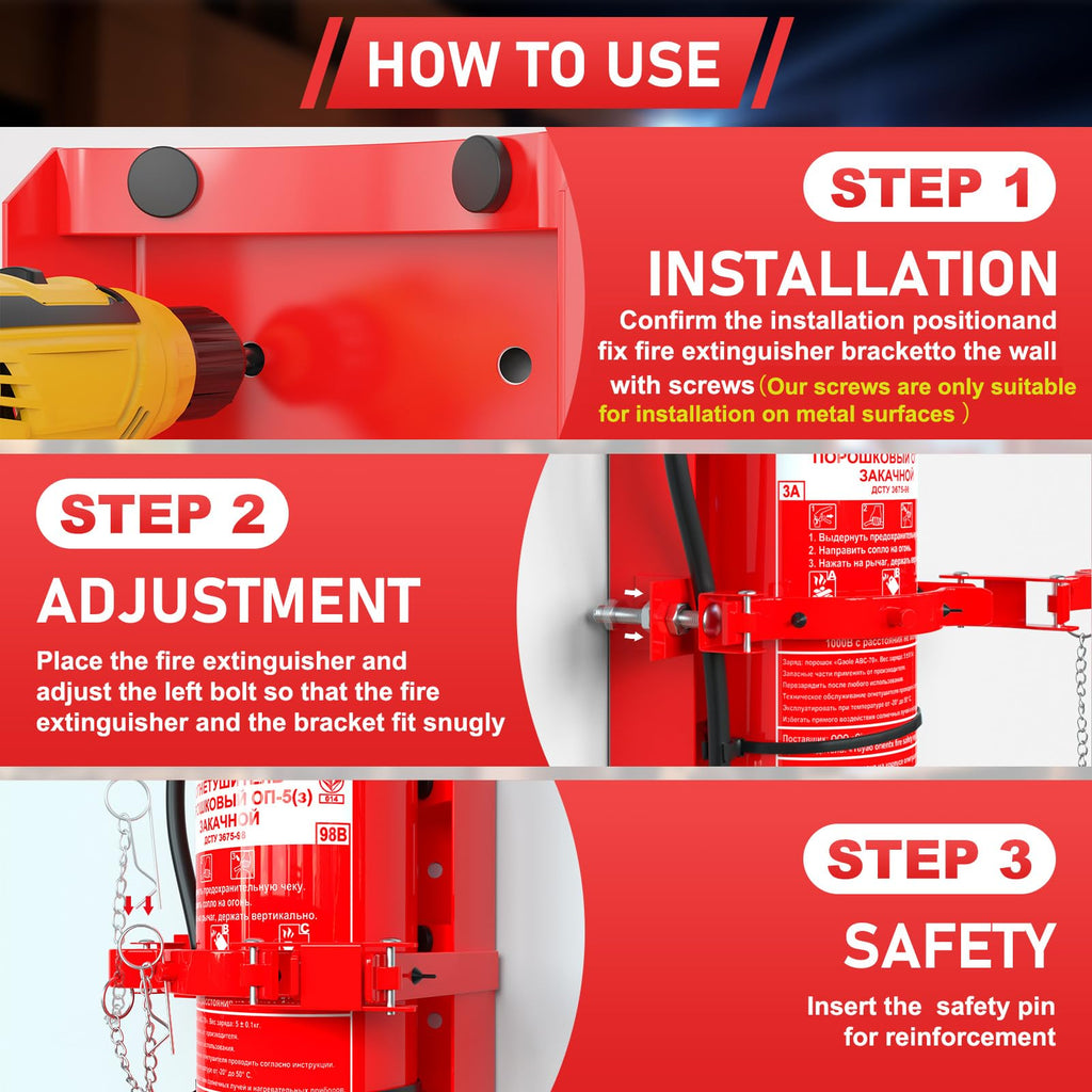Heavy Duty Fire Extinguisher Mount C318479