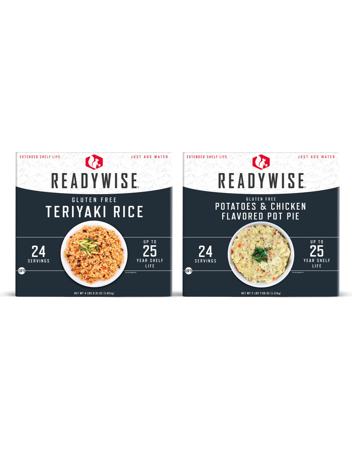 48 Servings Gluten Free Freeze Dried Entrées E831