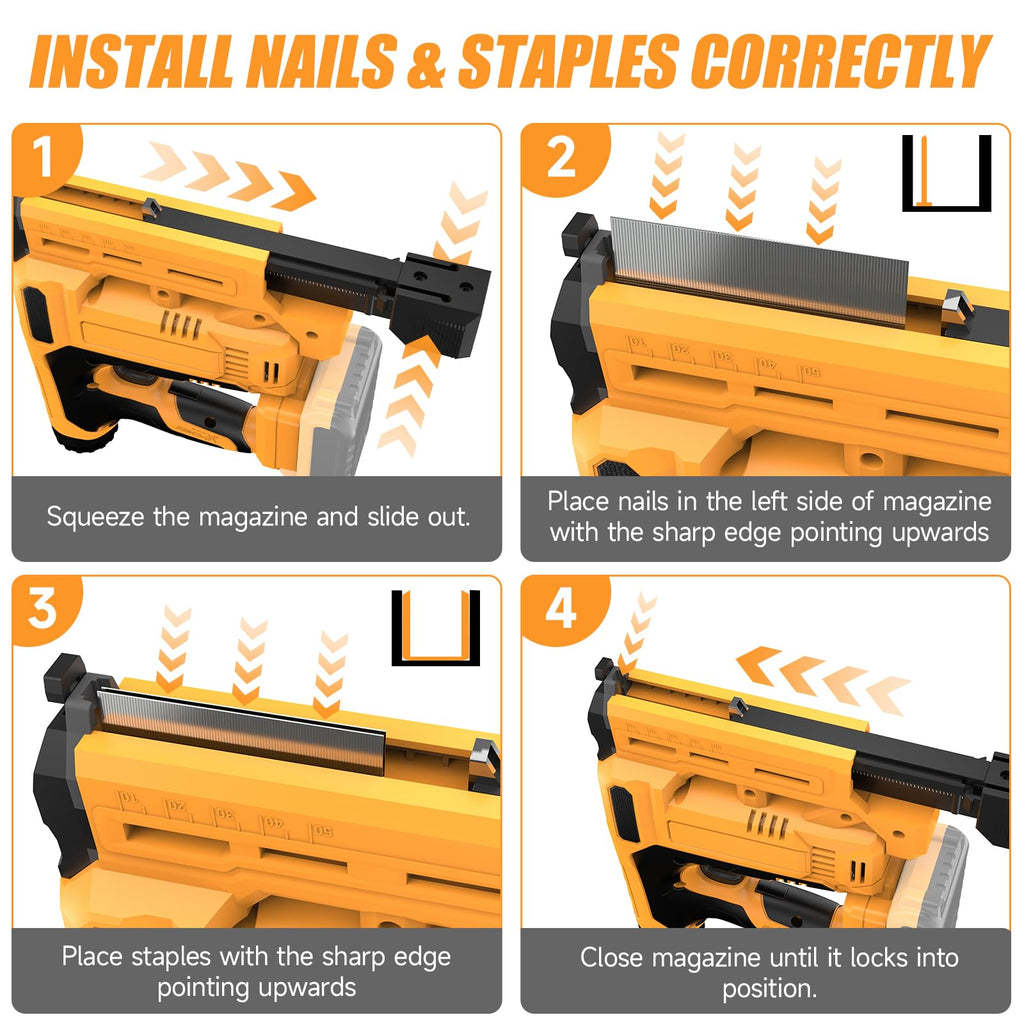 Cordless 2-in-1 18 Gauge Brad Nailer/Staple Gun N880