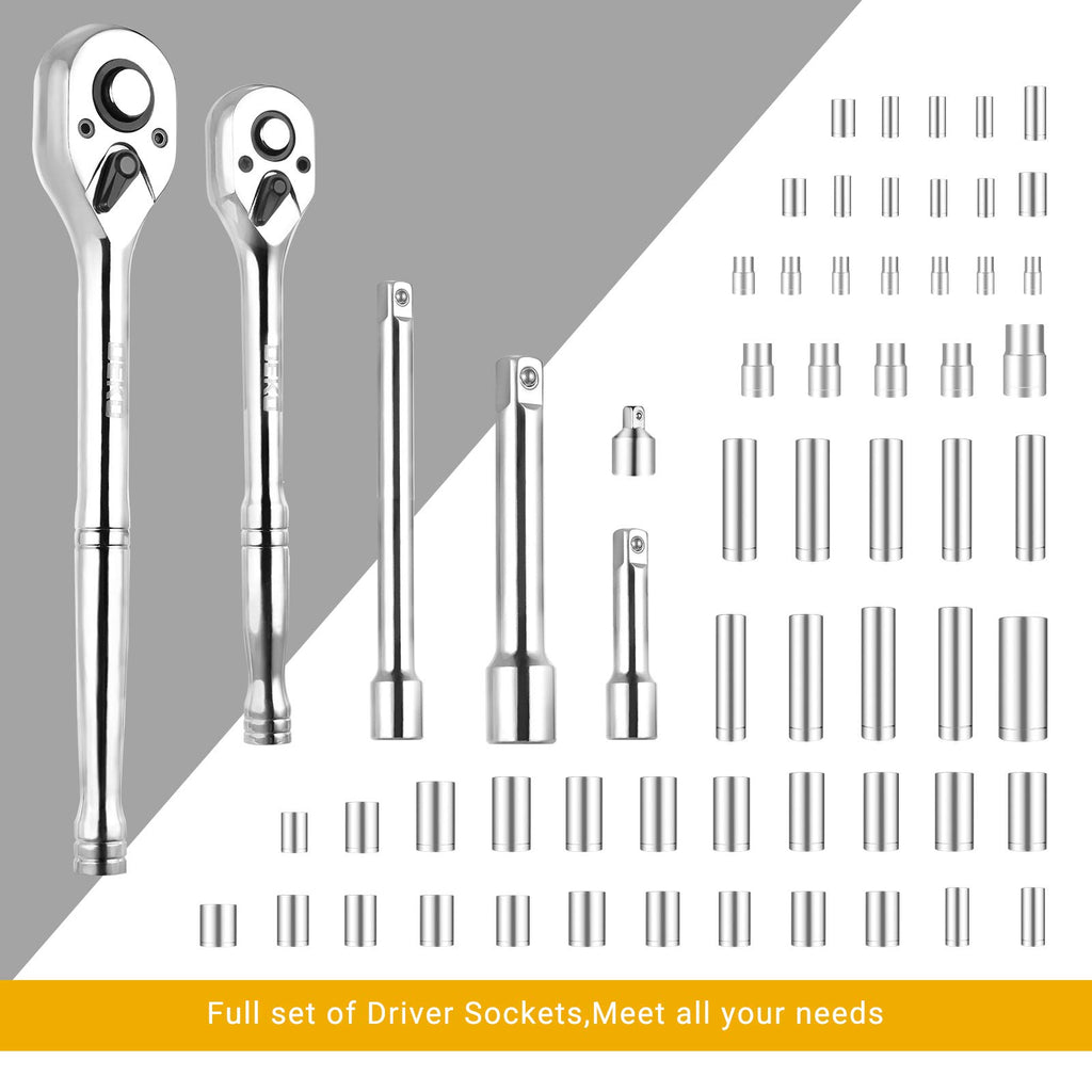 192 Piece Mechanics Tool Set with Plastic Storage Case I4750