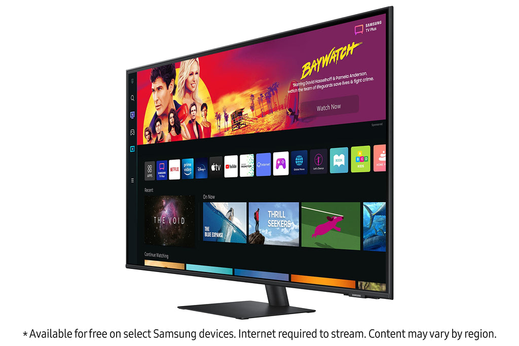 43" 4K UHD Smart Monitor & Streaming TV, Black B6455