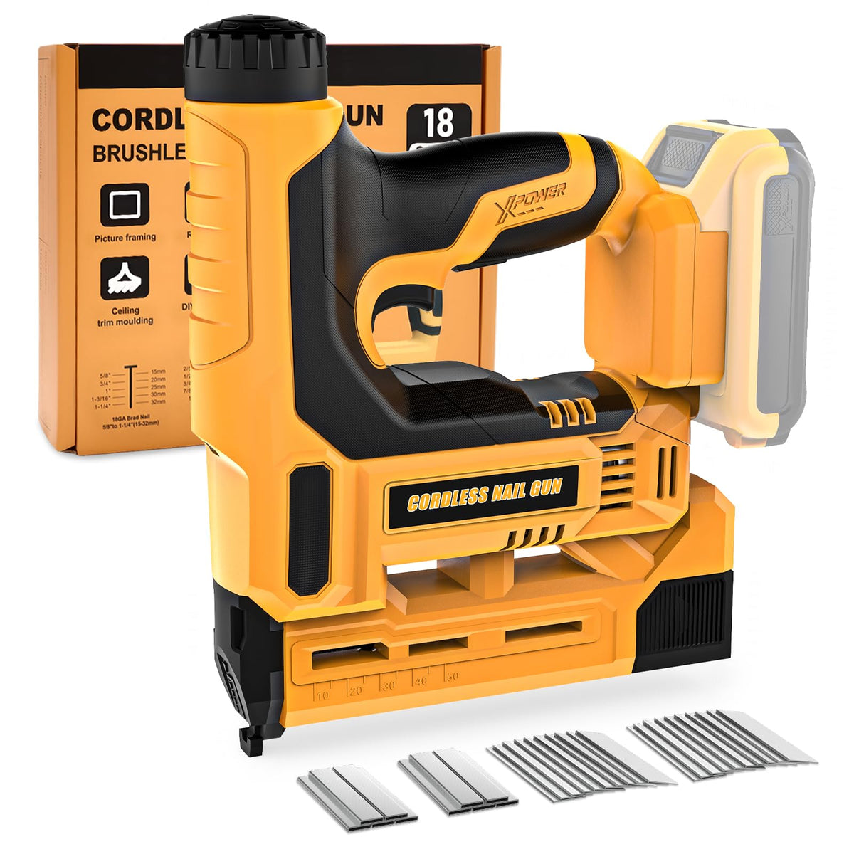 Cordless 2-in-1 18 Gauge Brad Nailer/Staple Gun N880