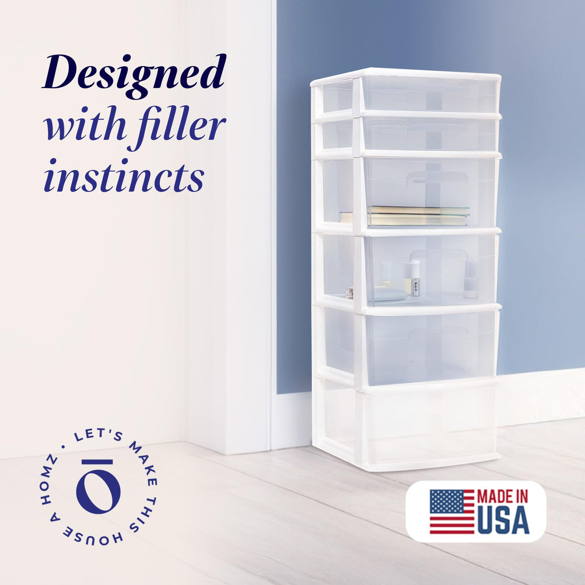 6-Tier Storage Cart with Removable Wheels N83896