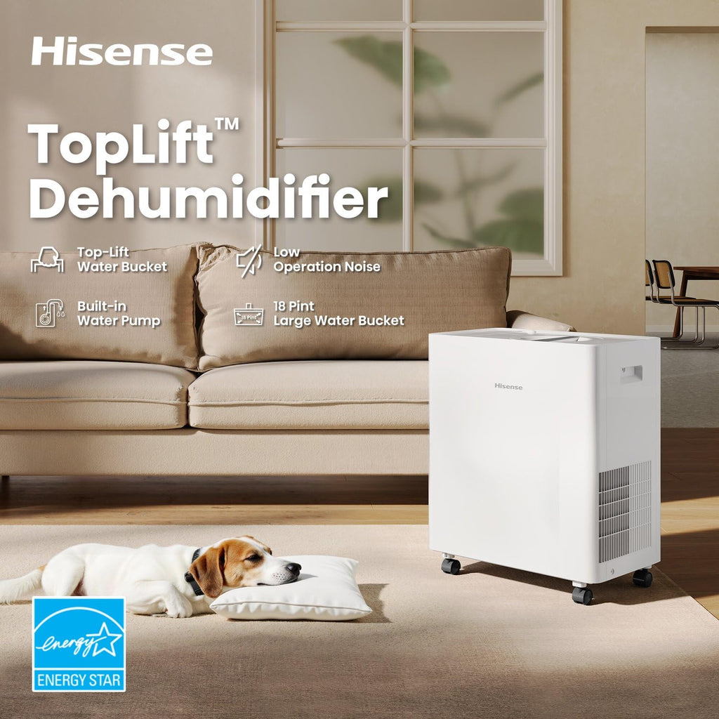 50-Pint Portable Dehumidifier with Built-In Pump C4378