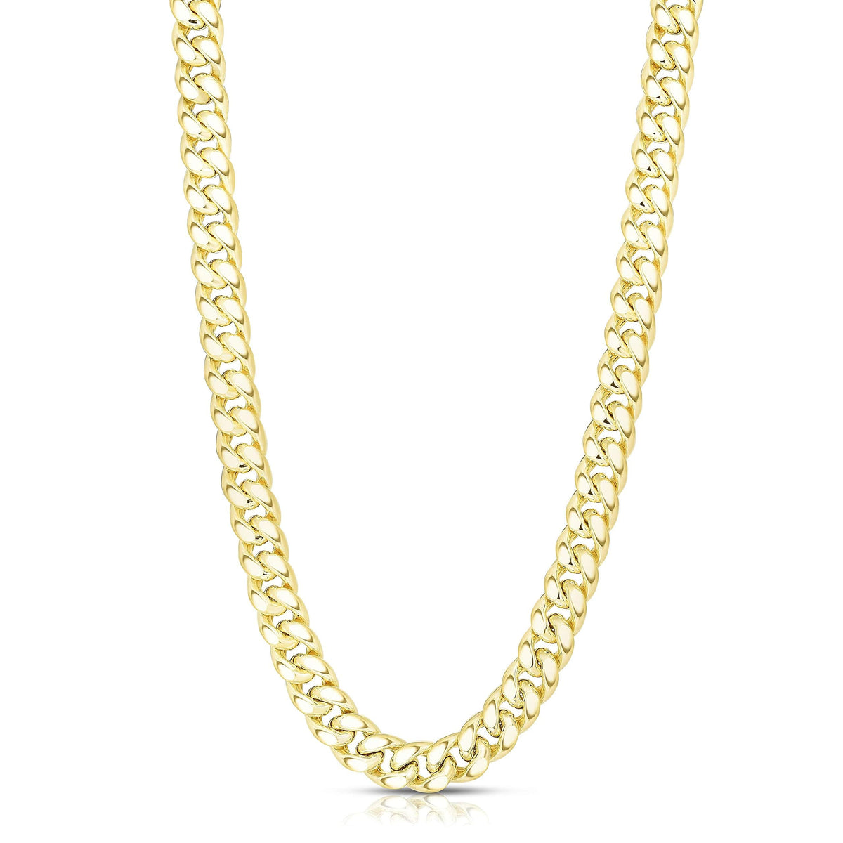 14k Yellow Gold Cuban Link Chain Necklace N44953