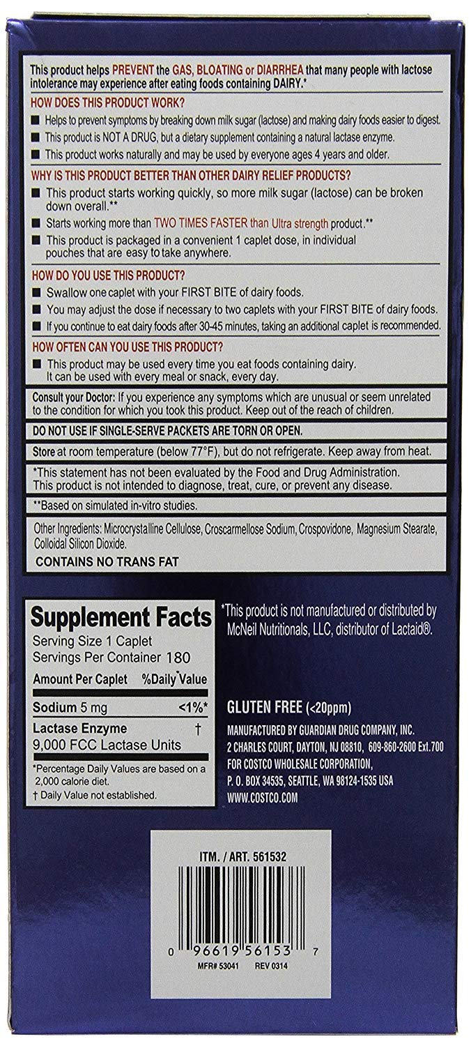 Fast Acting Lactase 3 Pack O24441