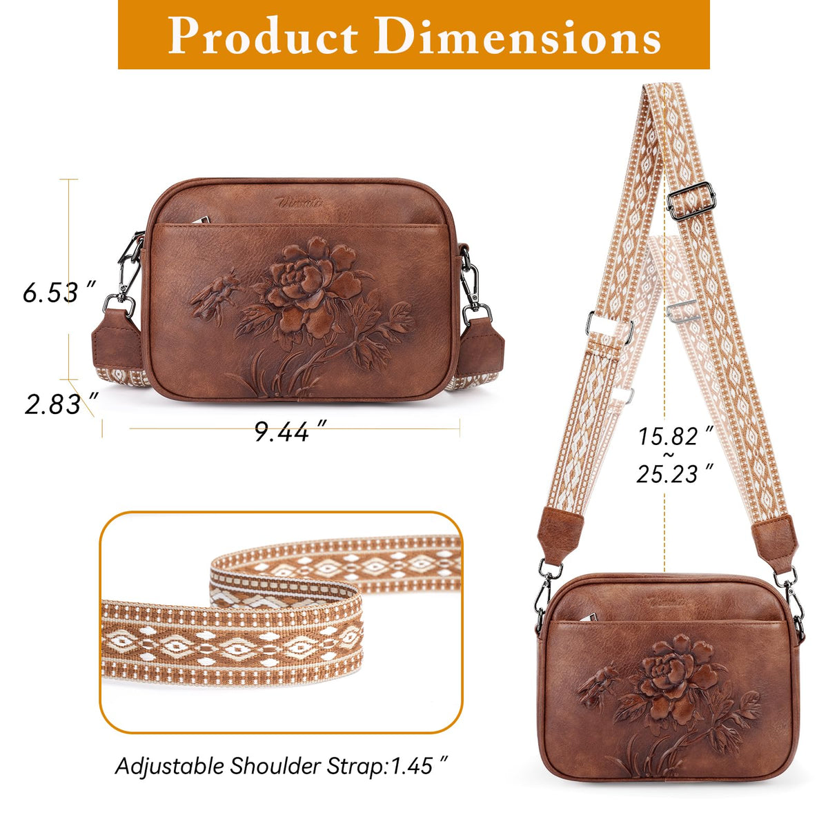 Crossbody Purse and Shoulder Bag B262