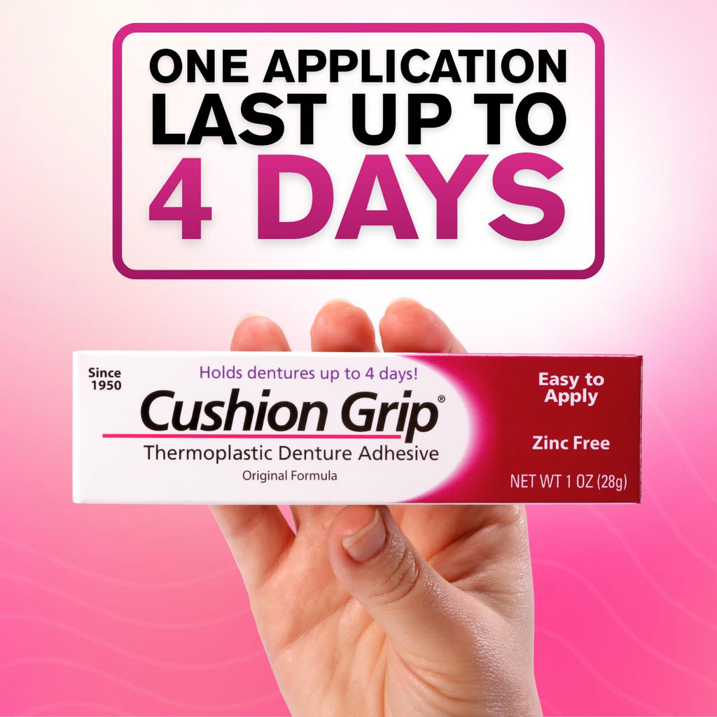 Cushion Grip Thermoplastic Denture Adhesive 1 oz R668