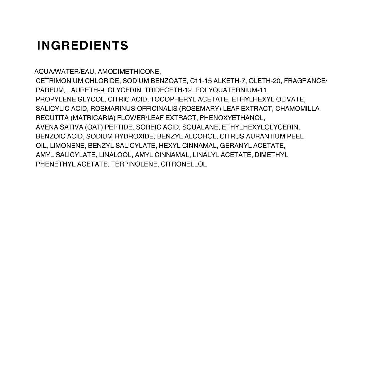 Leave-In Conditioner for All Hair Types K83151
