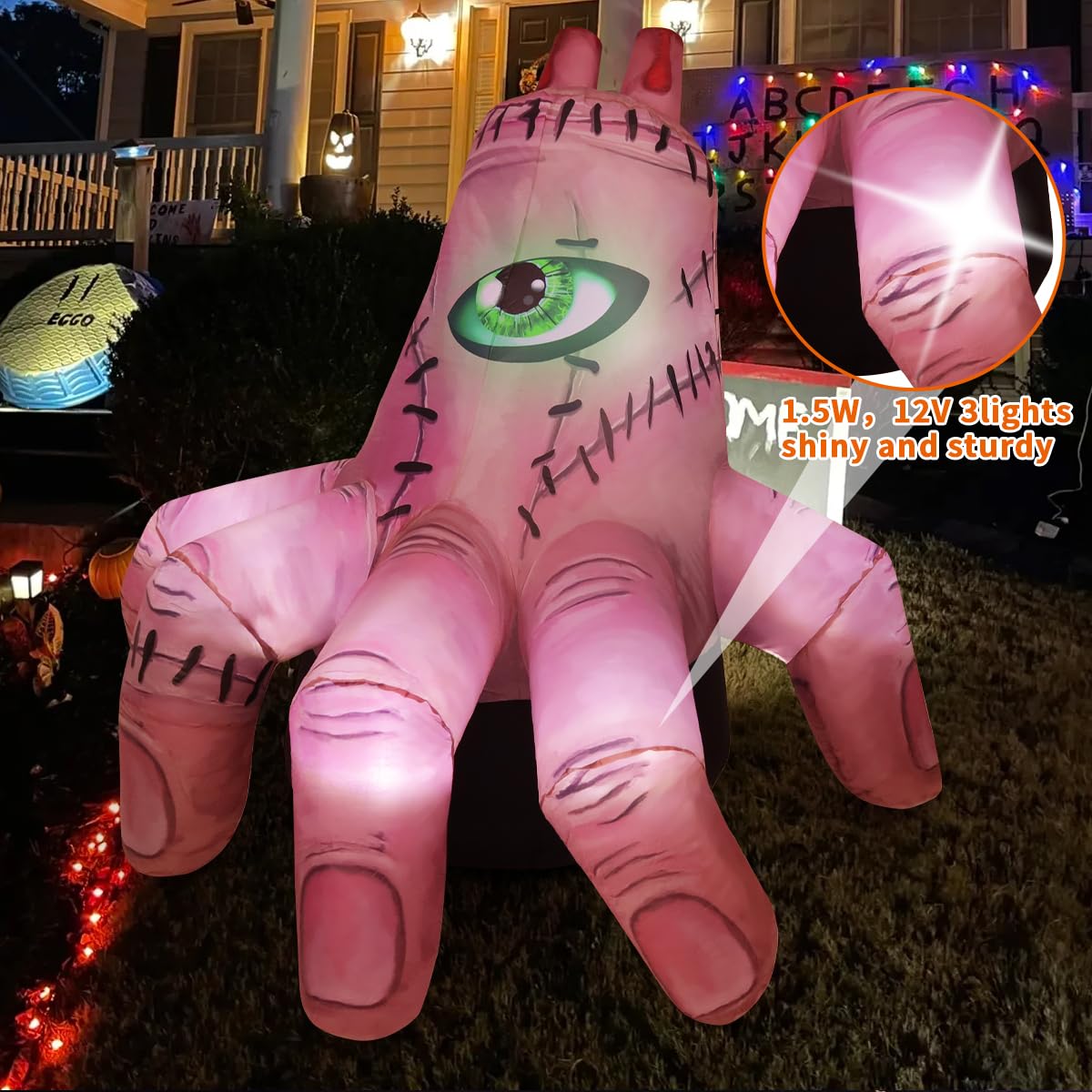 6 FT Halloween Inflatables with Built-in LEDs M339