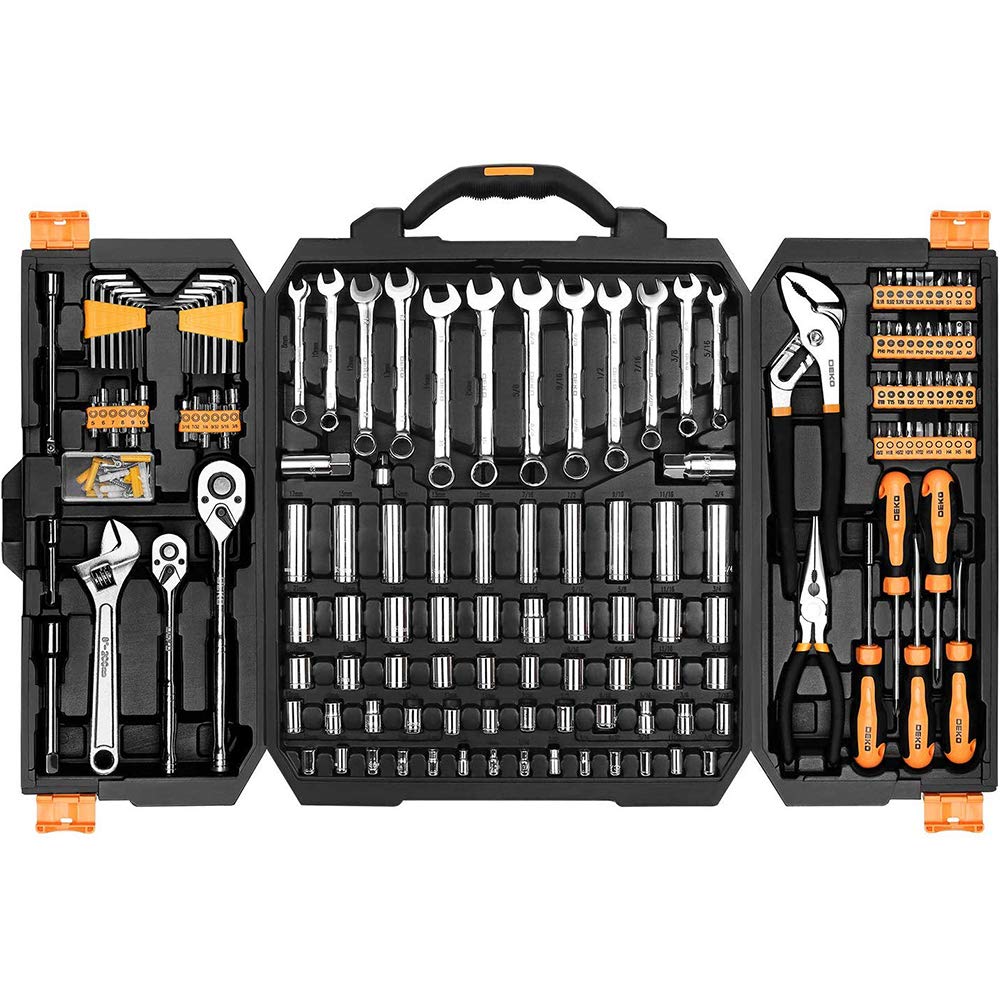 192 Piece Mechanics Tool Set with Plastic Storage Case I4750