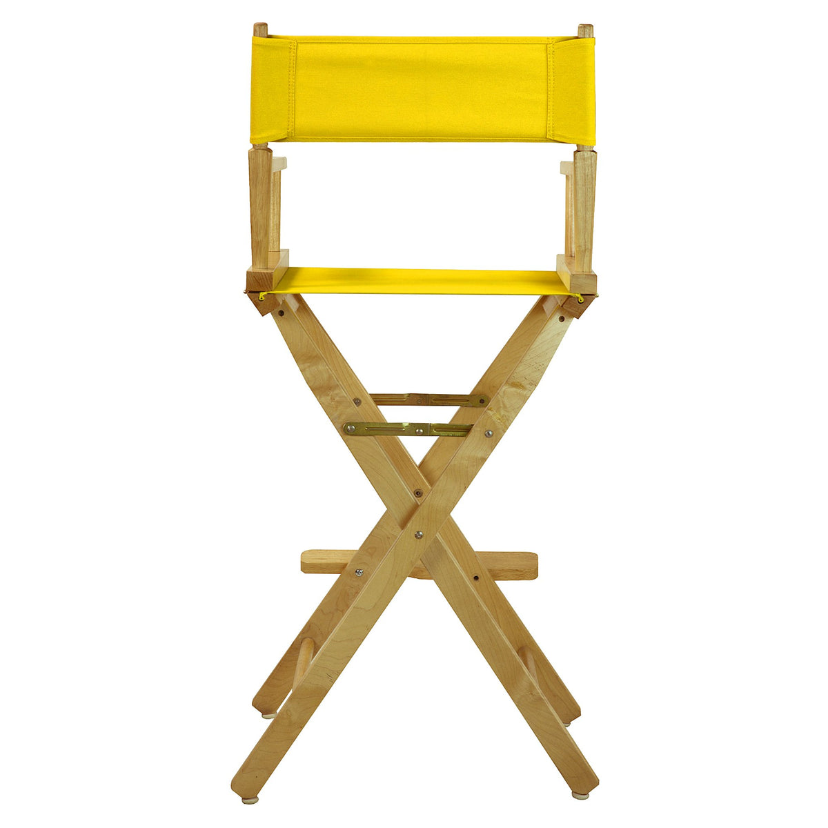 Bar Height Natural Frame Gold Canvas Director Chair G686760