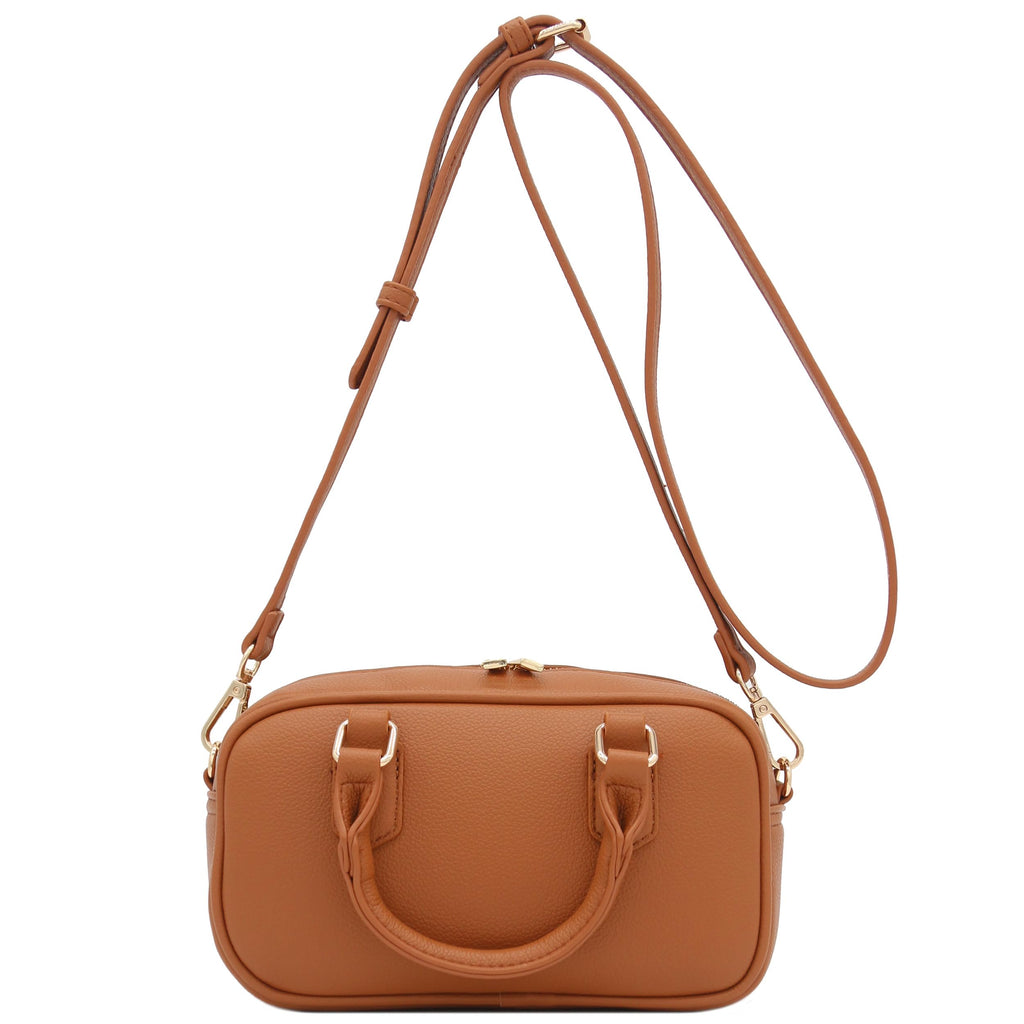 Mini PU Leather Satchel Crossbody Bag M814
