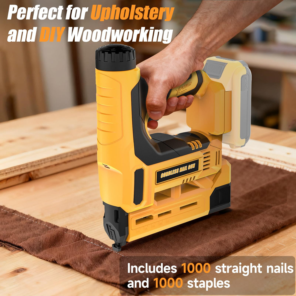 Cordless 2-in-1 18 Gauge Brad Nailer/Staple Gun N880