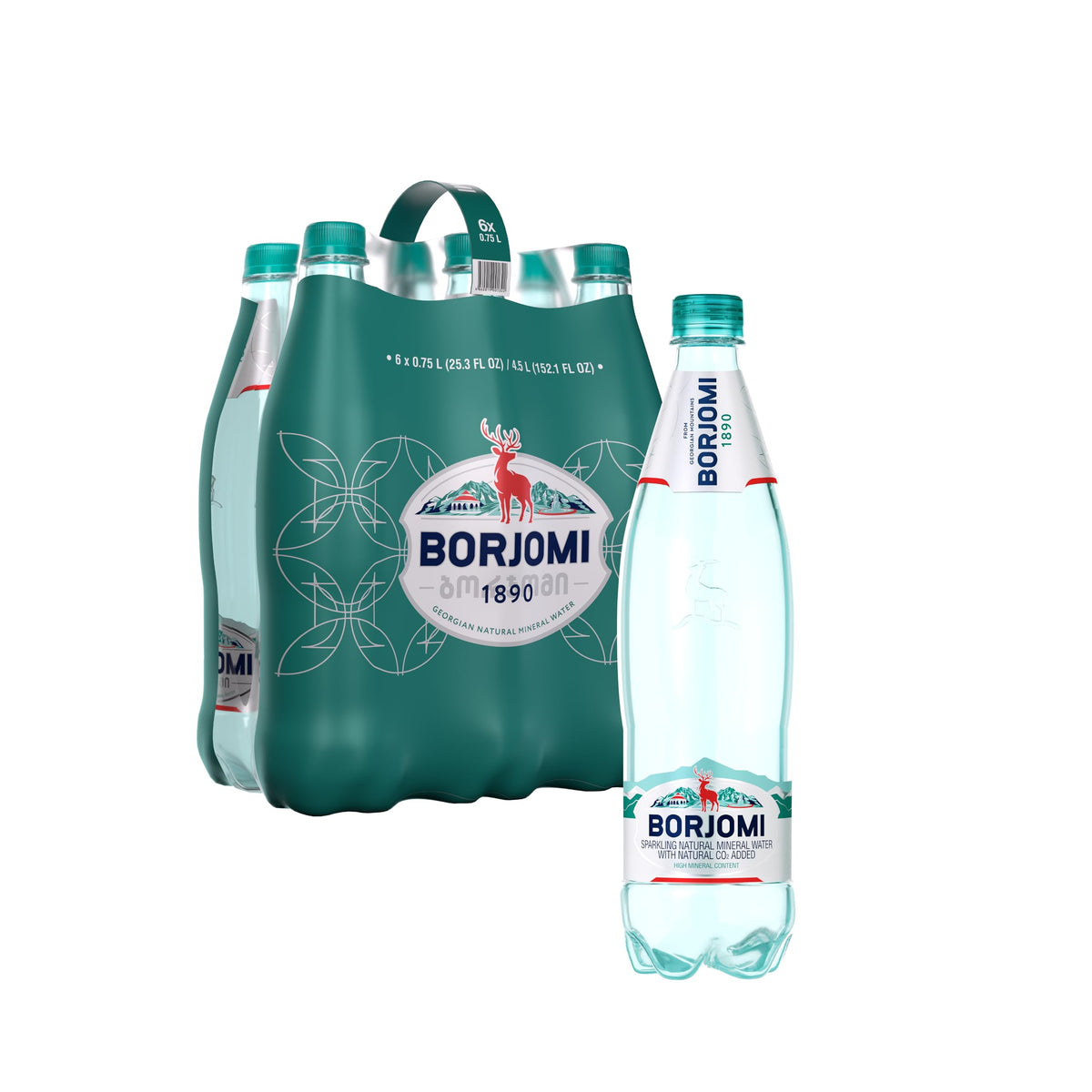 Sparkling Mineral Water 25.3 oz 6 Pack J5240