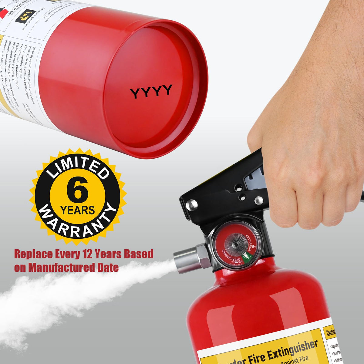 2.5 lb ABC Dry Chemical Fire Extinguishers R204