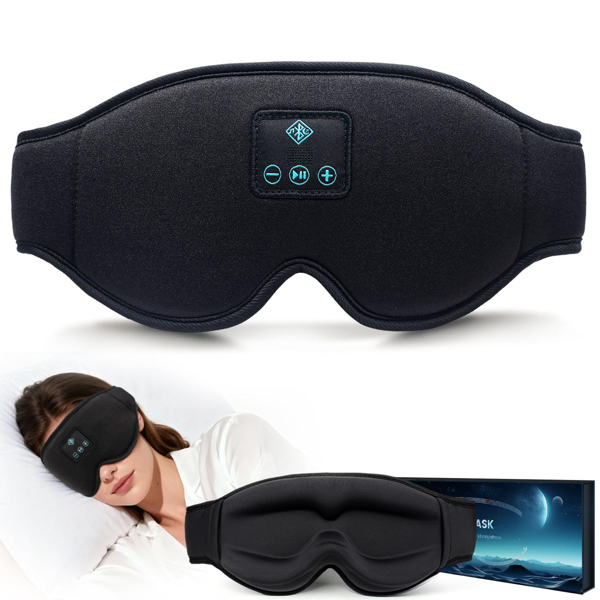 Bluetooth Sleep Mask Headphones M26818