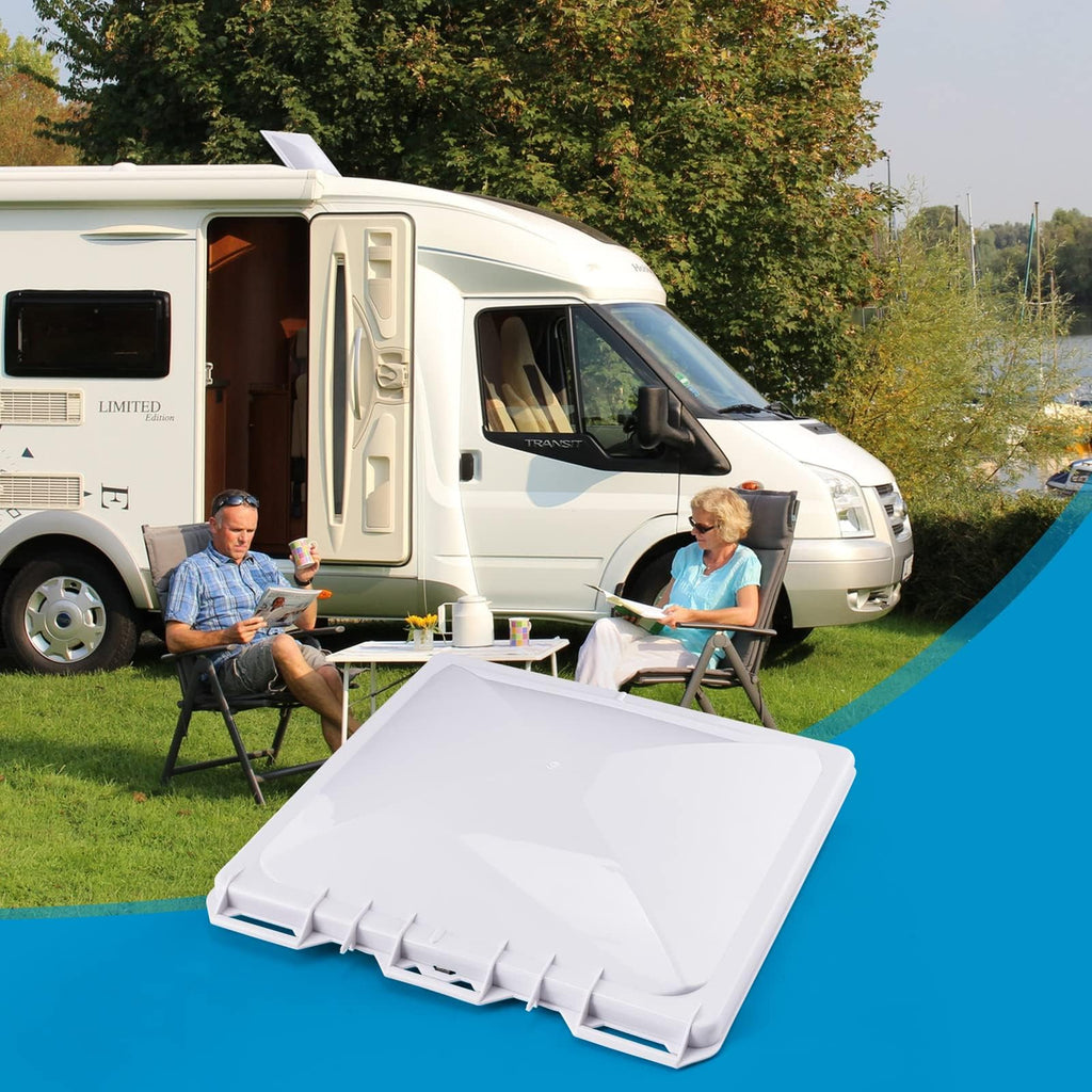 White 13 x13 inch RV Roof Vent Cover Replacement X656474
