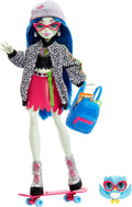 Blue Hair Posable Doll with Pet and Accessories I962