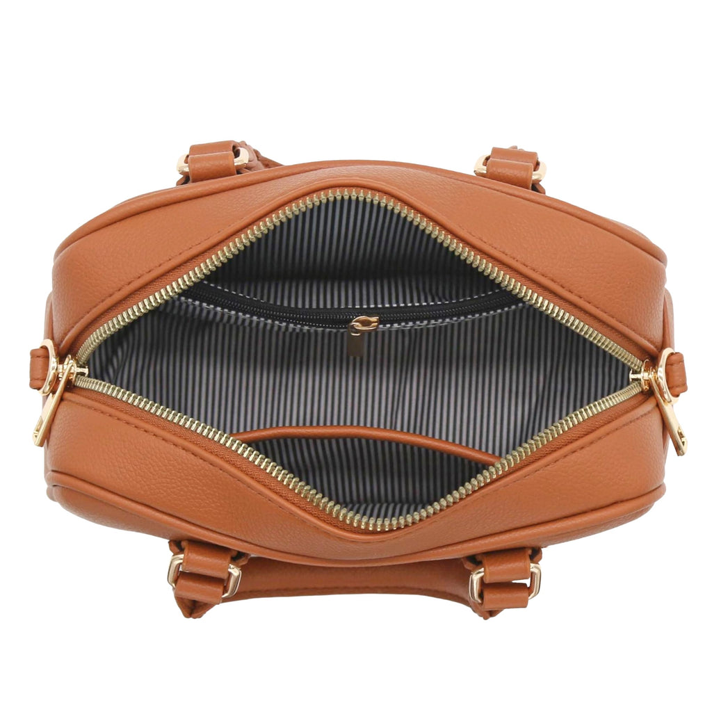 Mini PU Leather Satchel Crossbody Bag M814