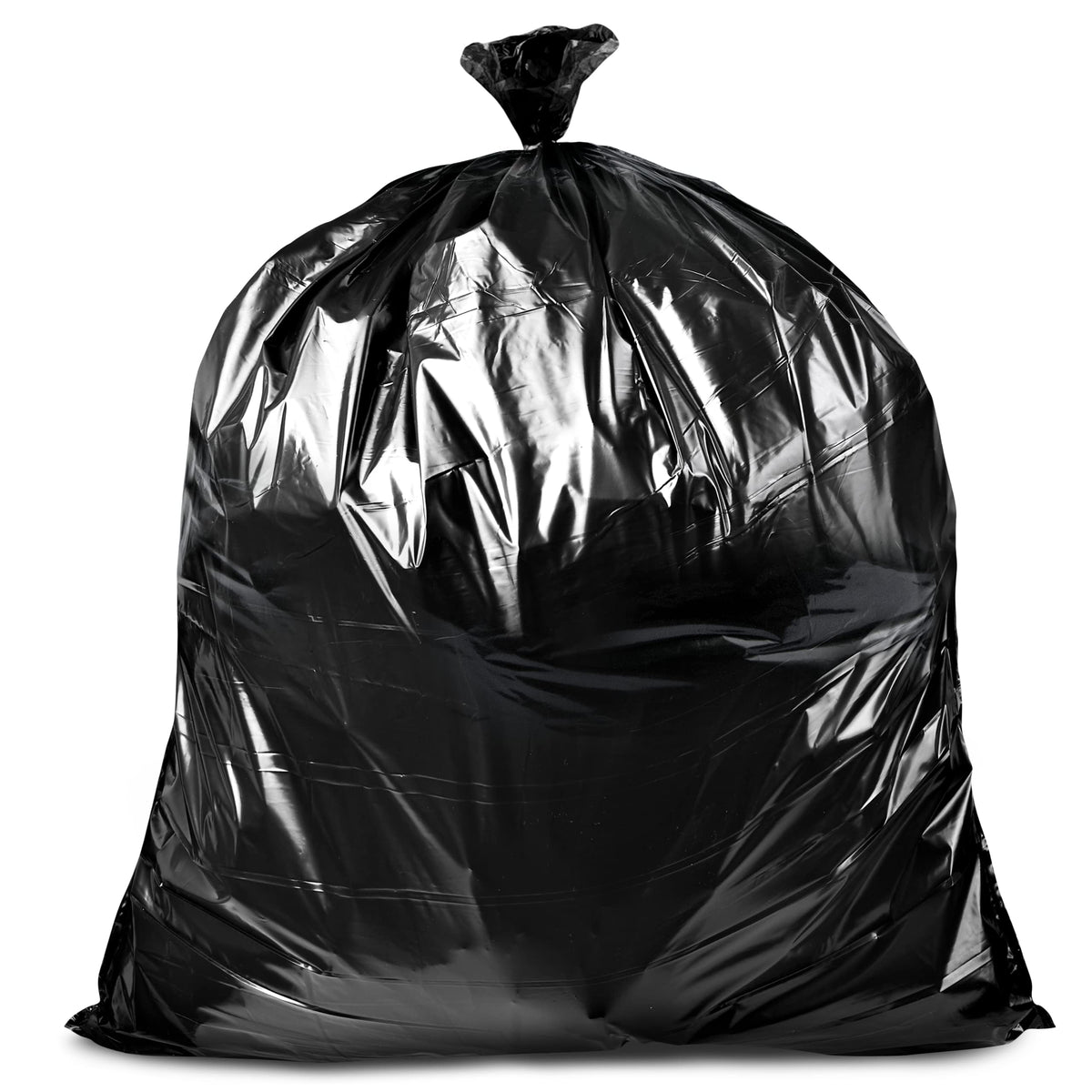 95-96 Gallon Black Heavy Duty Trash Bags with Ties B504905