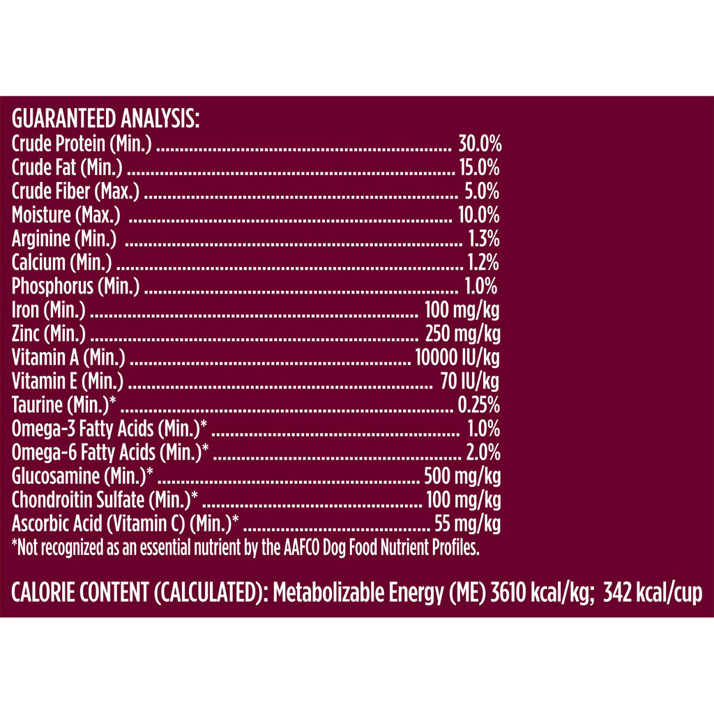 High Protein Dry Dog Food 4 lb. Bag V5466