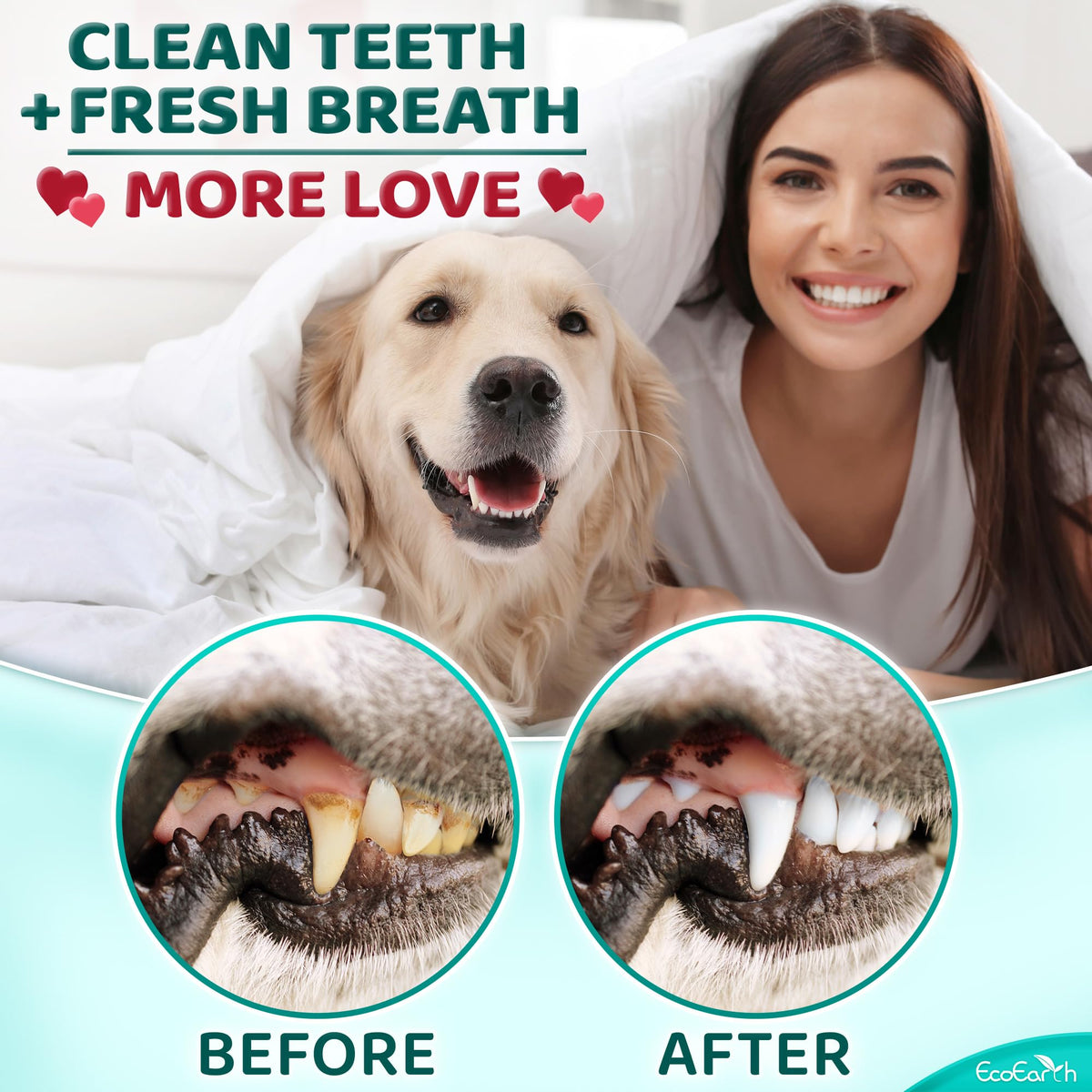 Teeth Cleaning Wipes for Dogs and Cats, 50 pc J485927