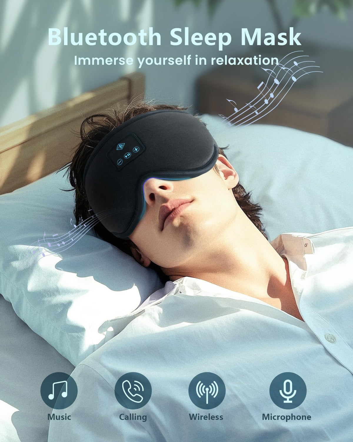 Bluetooth Sleep Mask Headphones M26818