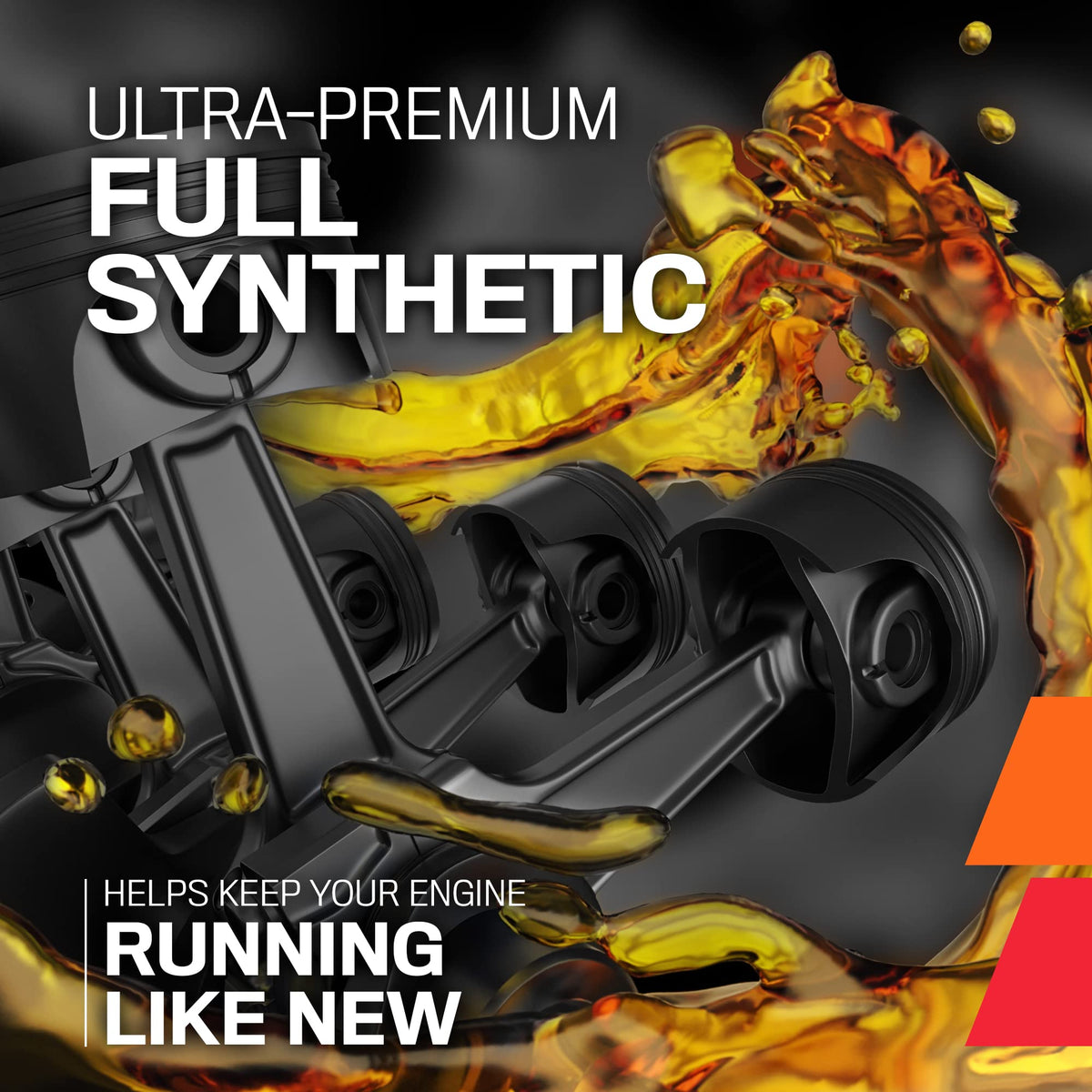 5W-30 Synthetic Engine Oil 5 Quarts O238642