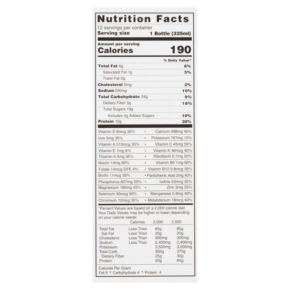 Creamy Milk Chocolate Meal Replacement Shake 11 fl oz 12 Count C24716