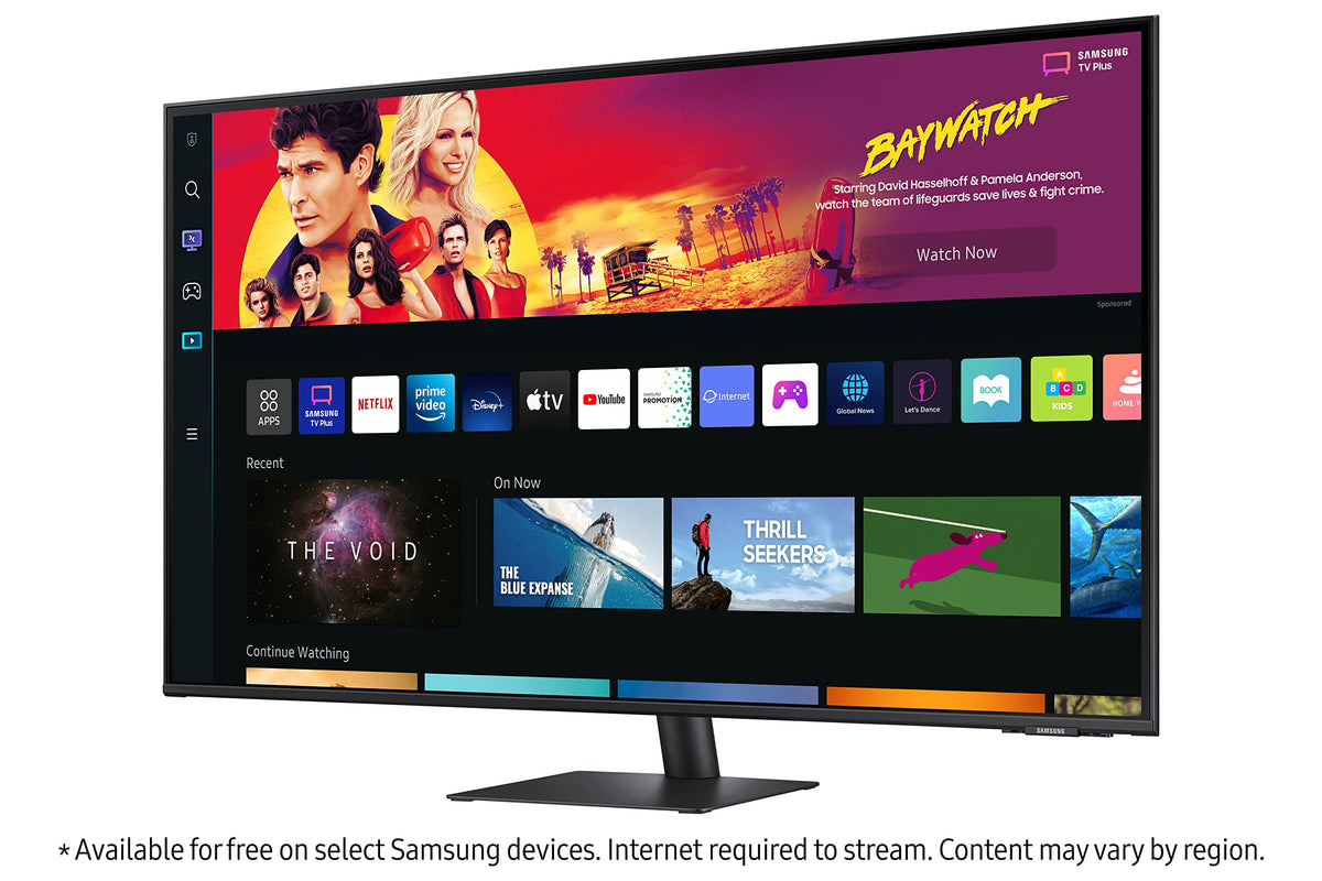 43" 4K UHD Smart Monitor & Streaming TV, Black B6455