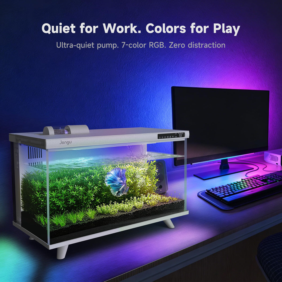 5 Gallon Smart Fish Tank Aquarium Kit M727637